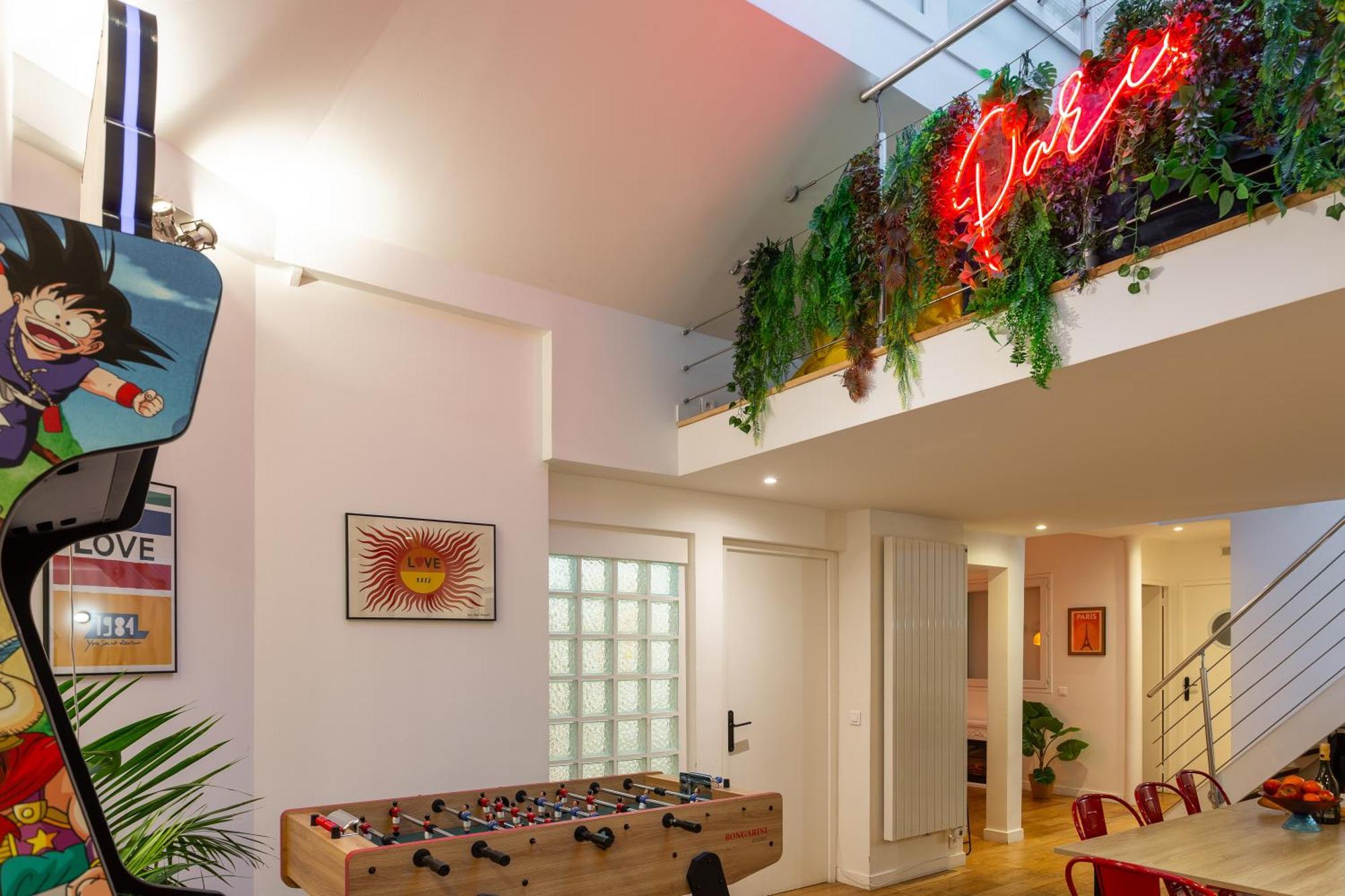Loft Familial Au Coeur De Paris Avec Clim, Arcade Et Baby-Foot Proche Republique Et Canal St Martin Exterior photo